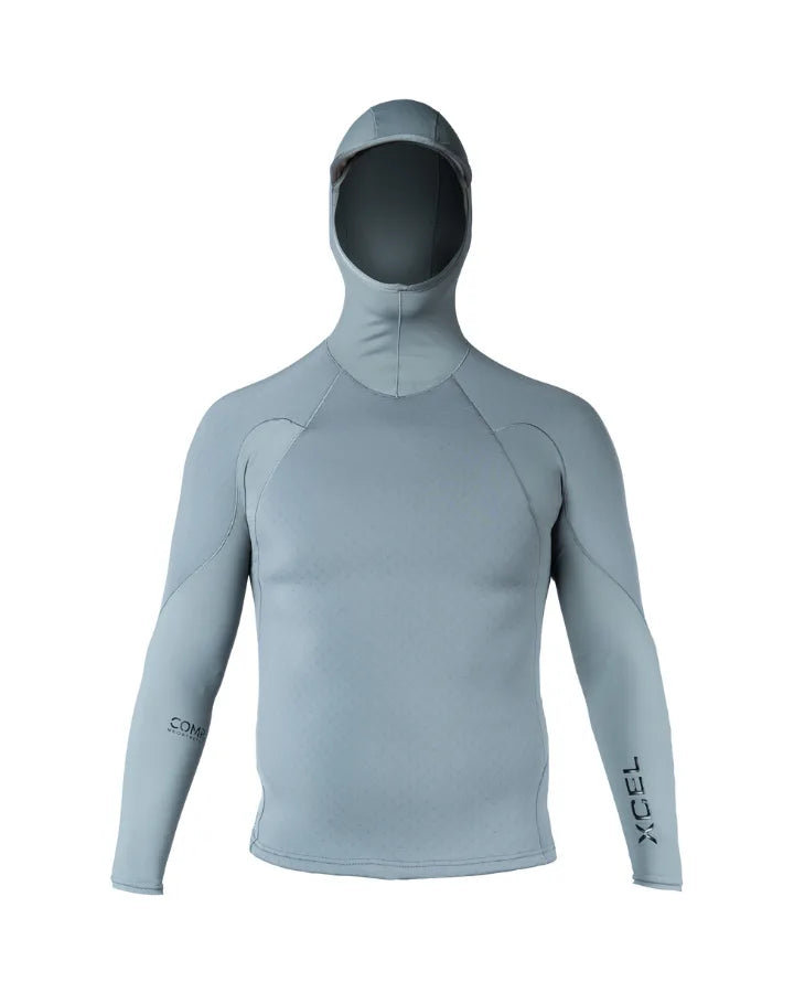 XCEL _ COMP NEOSTRETCH HOODED LYCRA UNDERARM L/S UV