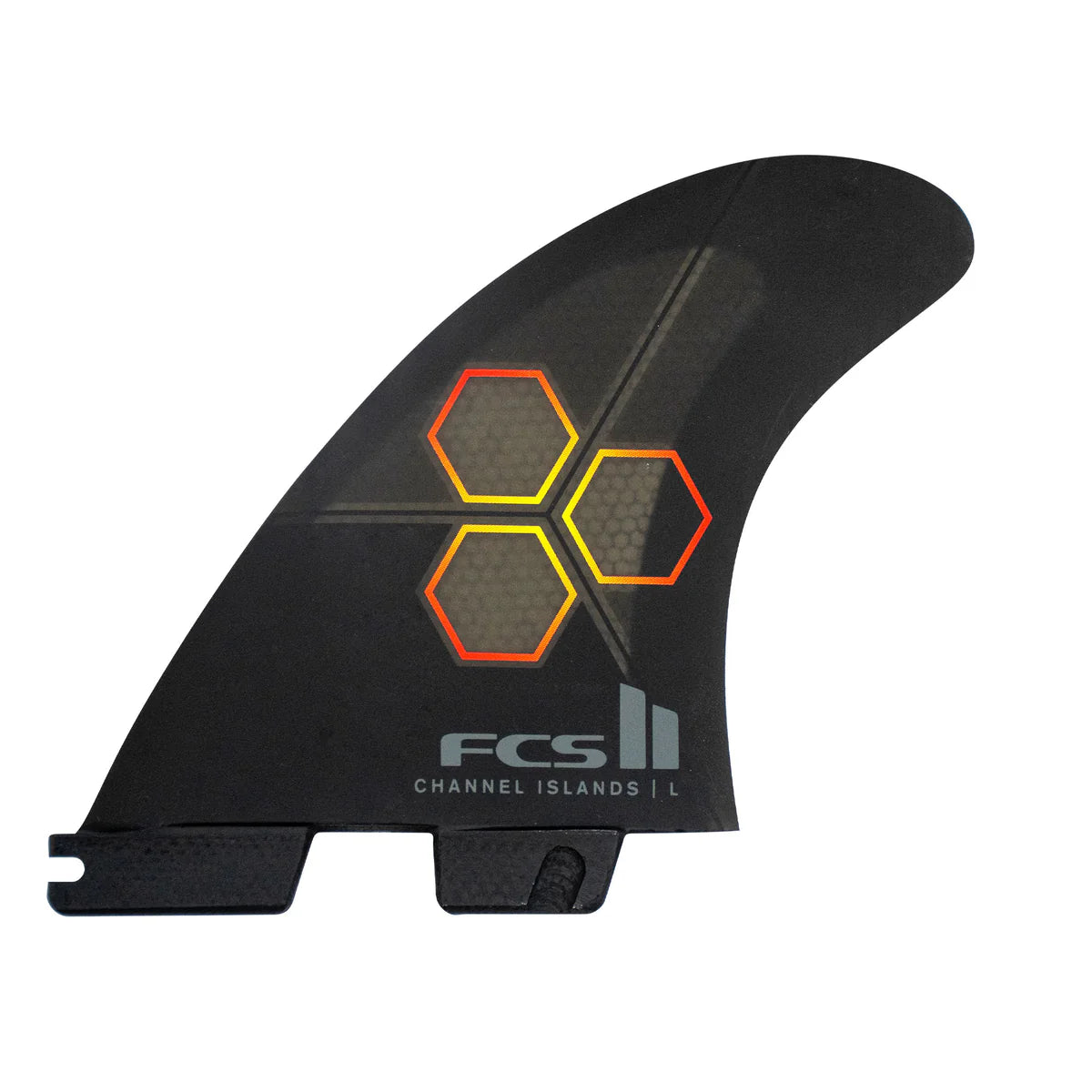 FCS II CI UPRIGHT TRI FINS BLACK - Board Store FCSFins