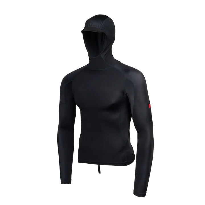 Florence Marine X - Utility Pocket Hooded Rashguard / Black - Board Store Florence Marine Xsun protection