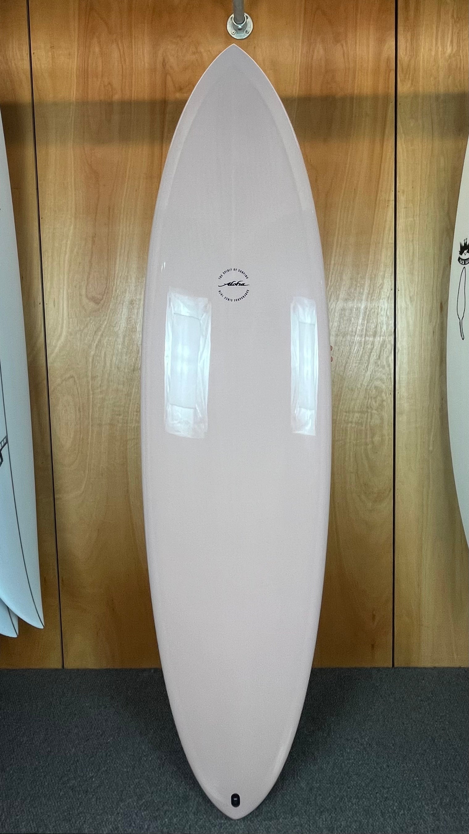 ALOHA // Twin Pin PU Gloss Polish - Mushroom - Board Store AlohaSurfboard