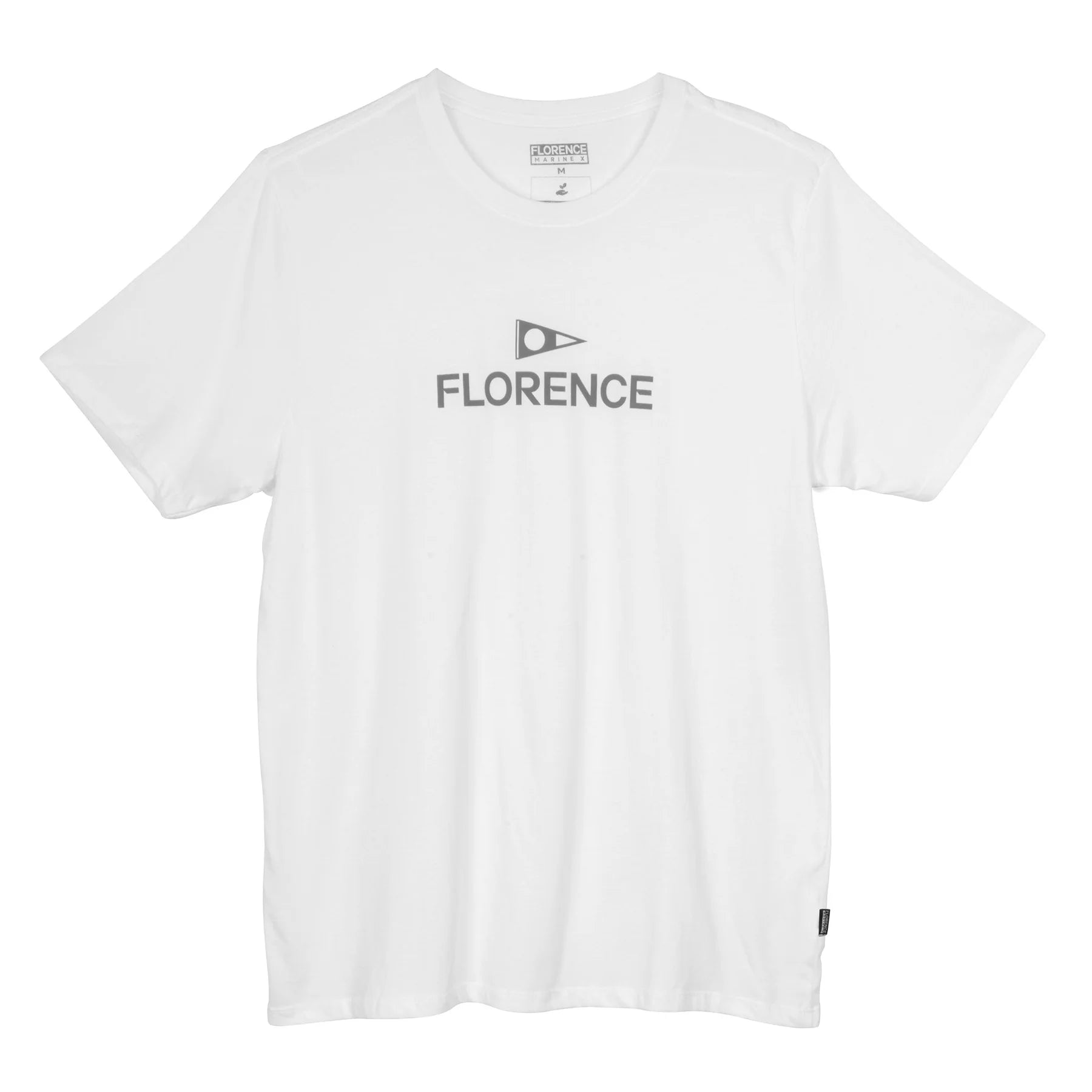 Florence - LOGO T-Shirt - WHITE - Board Store FlorenceShirts & Tops