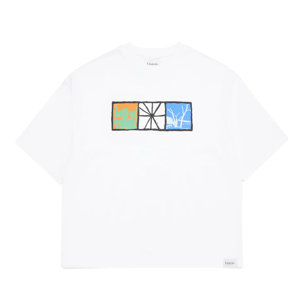 Listen - Origins Tee - White - Board Store LISTENShirt