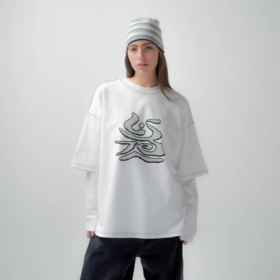 Listen - Relaxation Tee - White