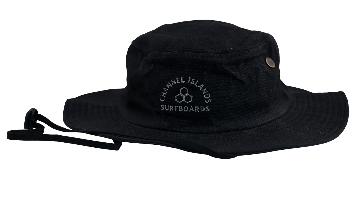 Channel Islands Traveller Bucket Hat - Black - Board Store Channel IslandsHat