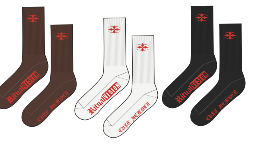 RITUAL VISION - CORE SYMBOL SOCKS 3PK