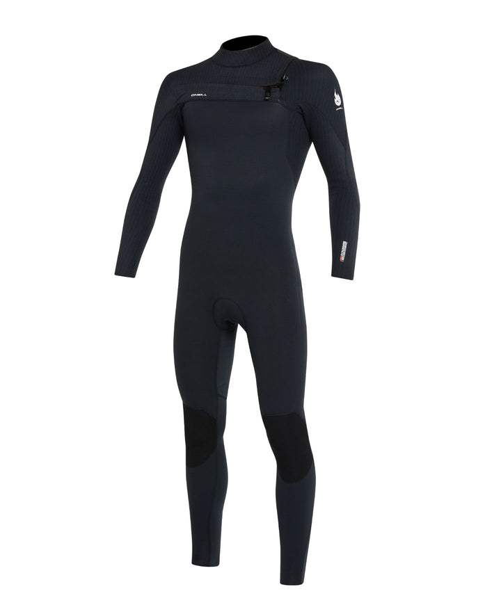 O'neill- Hyperfreak Fire 4/3mm -Full suit ( CHEST ZIP ) - BLK/BLK/BLK - Board Store O'neillWetsuits
