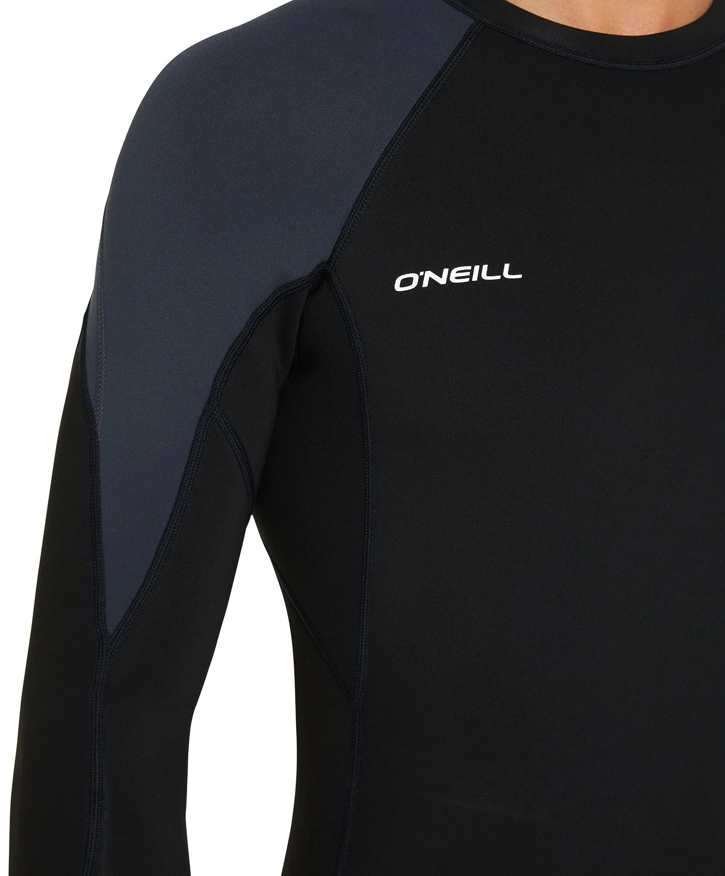 O'Neill - Reactor 1.5mm Long Sleeve Wetsuit Jacket - Black Gunmetal - Board Store O'neillWetsuits