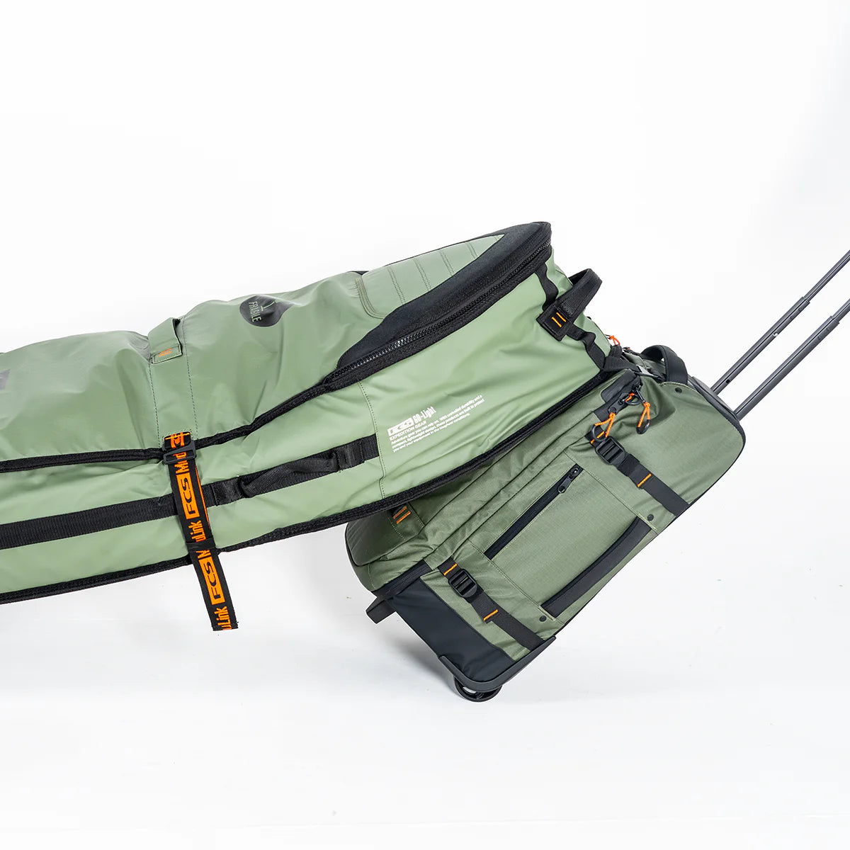 FCS _ TRAVEL 4 SHORTBOARD / FISH WHEELY COVER - ALPINE