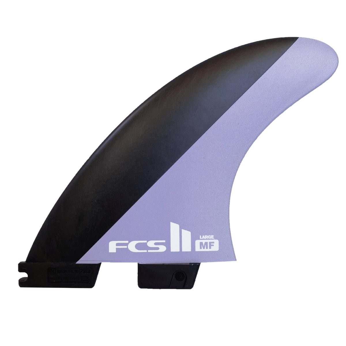 FCS II MICK FANNING TRI FINS CHAR/LAVENDER - Board Store FCSFins