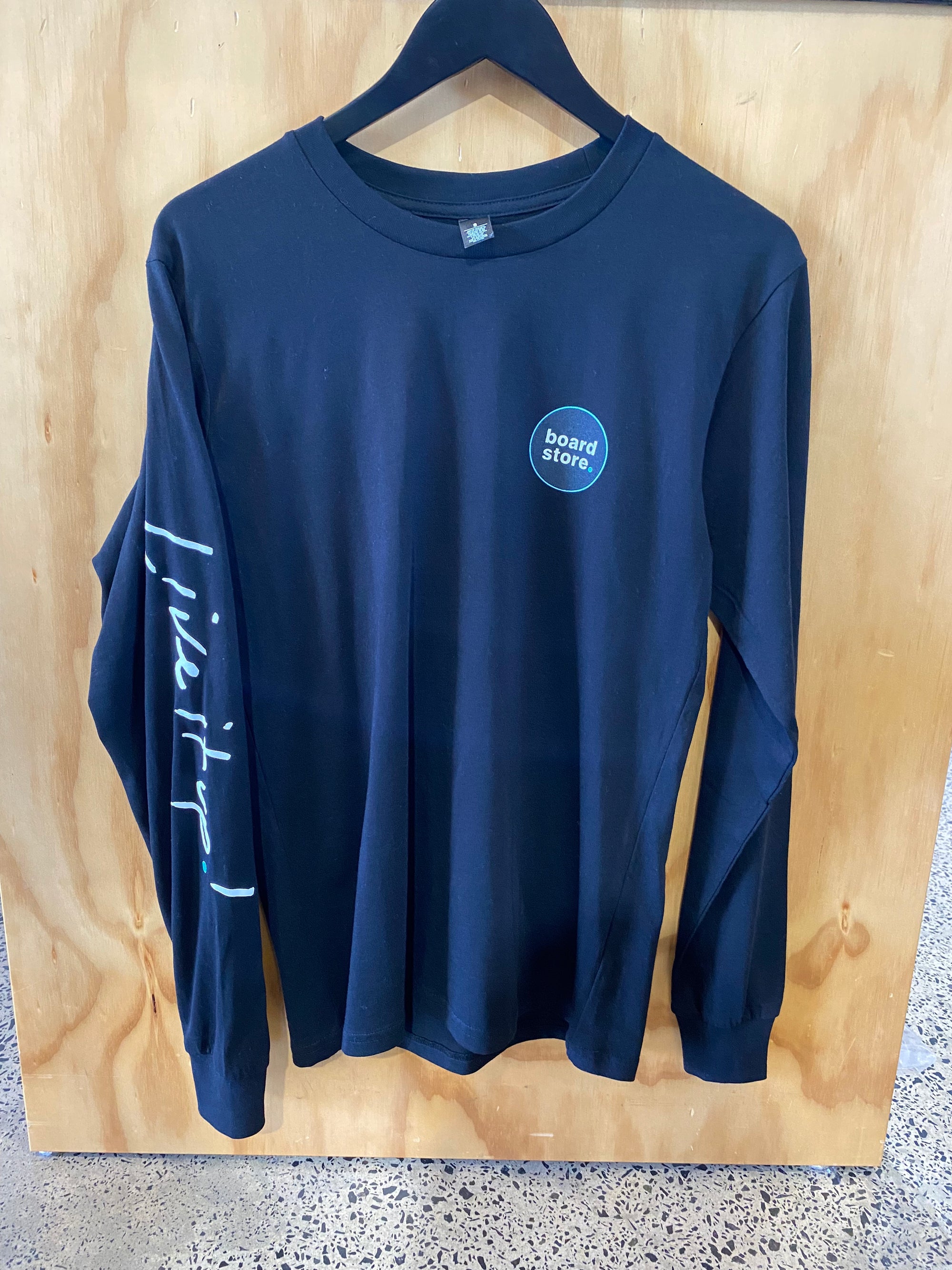 Boardstore Grom Long Sleeve 'Live it up' - Black - Board Store Board StoreTee Shirt