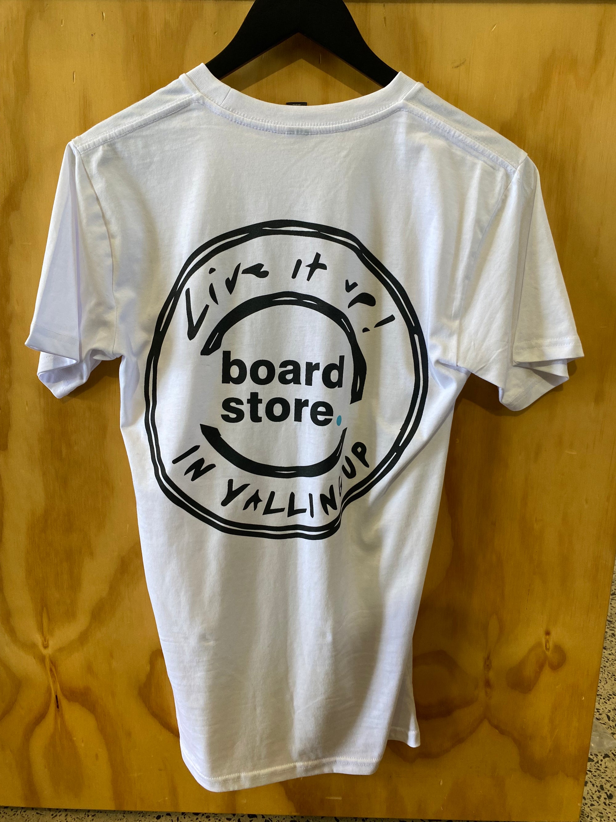 Boardstore 'live it up in yallingup' Tee (NEW)- WHITE - Board Store Board StoreTee Shirt  