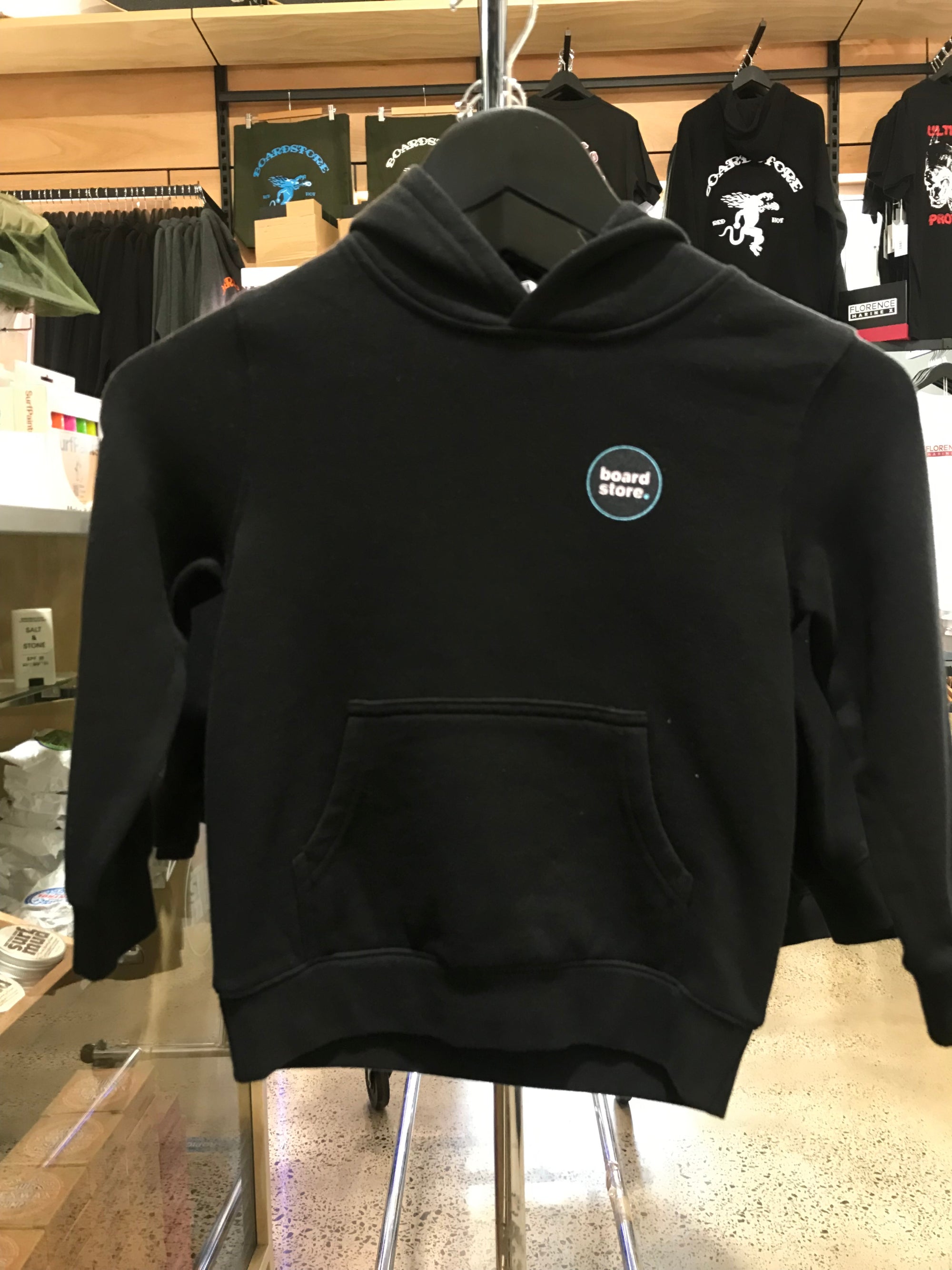Boardstore Grom Circle / Live it up Hood - Black / White - Board Store Board StoreGrom Hoodie