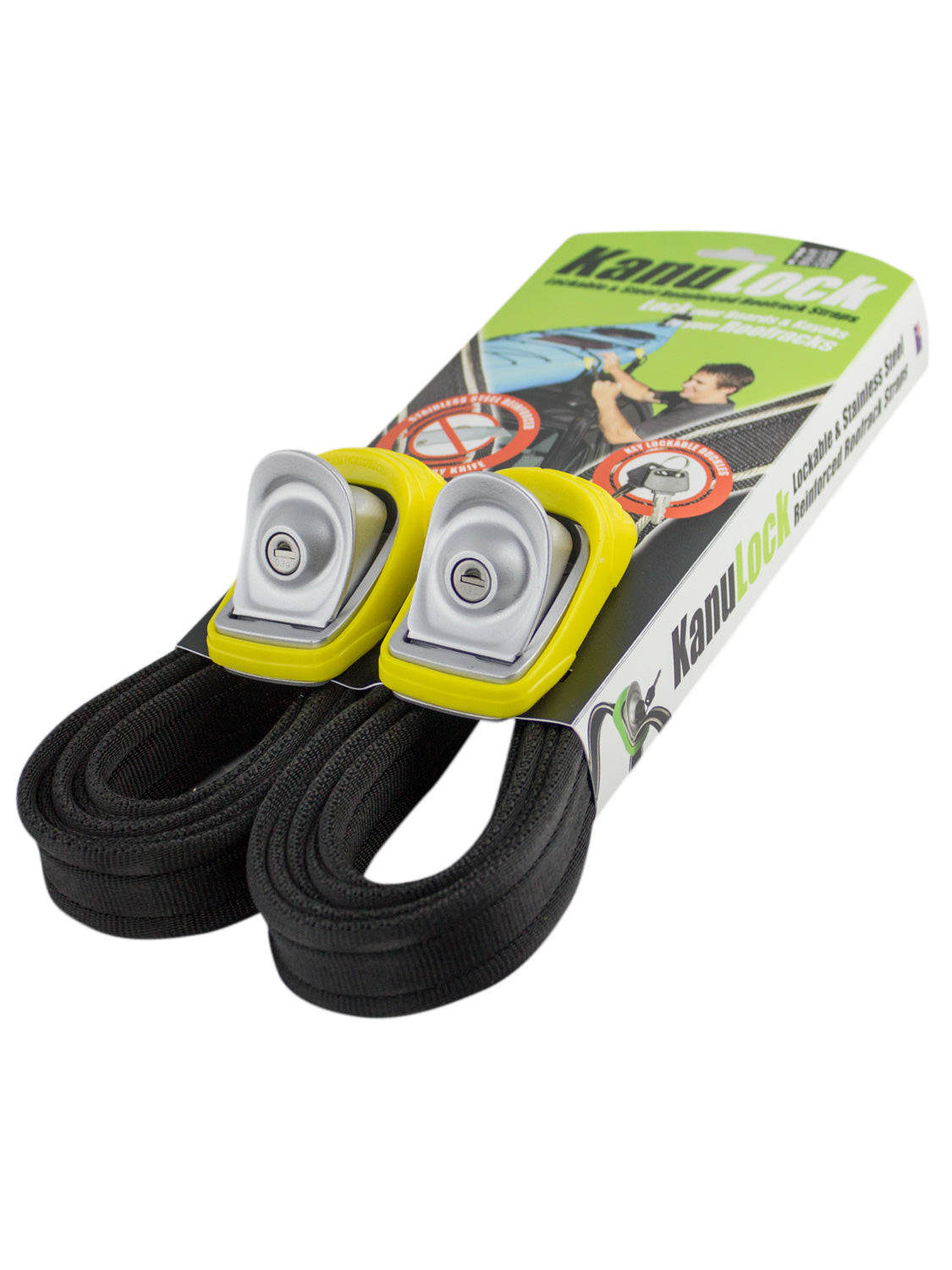 Kanulock 4.0m Lockable Tiedown Set - Board Store KanulockAuto