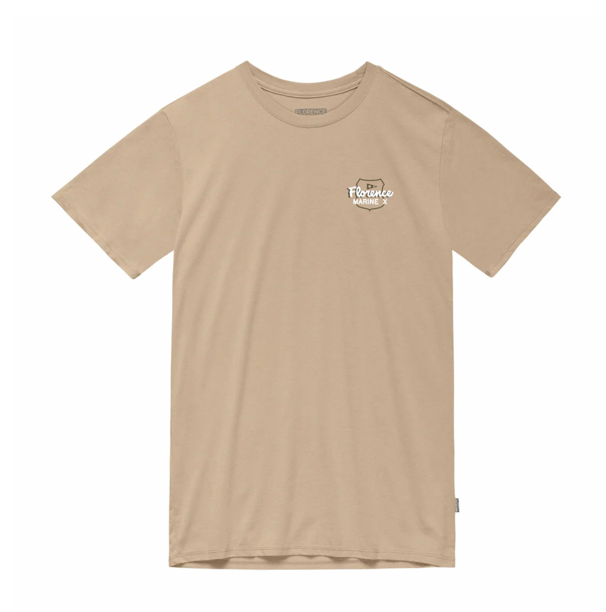 Florence Marine X - State Park Organic T-Shirt TAN - Board Store Florence Marine XShirts & Tops