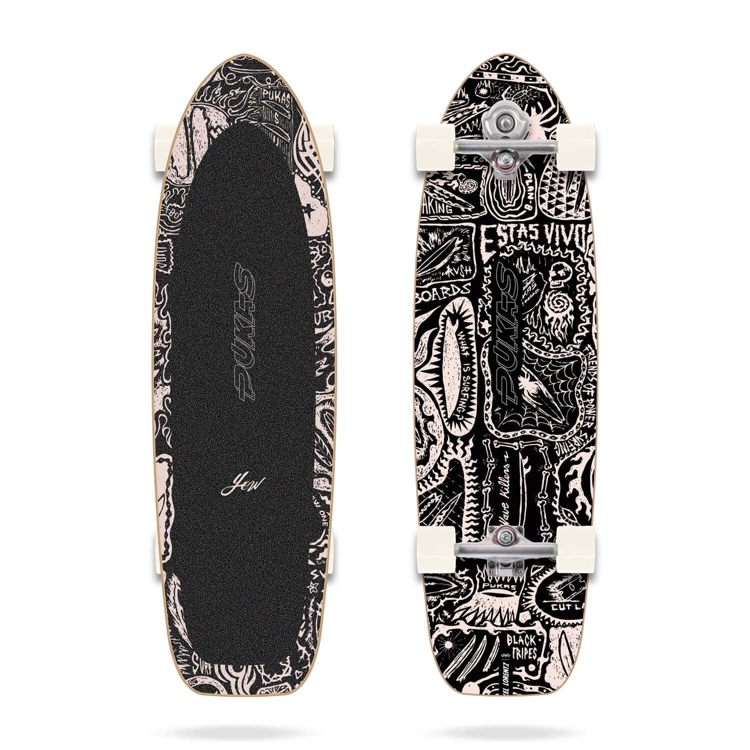 YOW Dark 34.5" Pukas Surfskate - Board Store Yow SurfskatesSurfskate