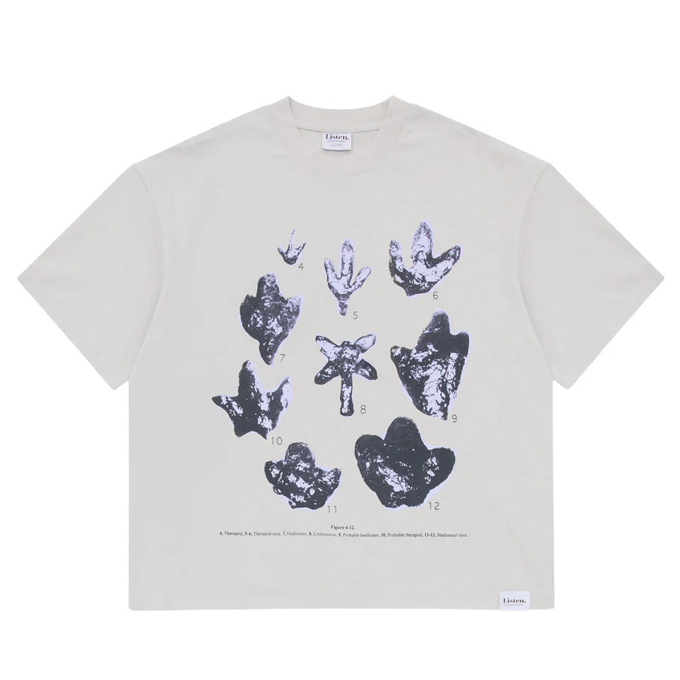 Listen - Rex Steps Tee - Off White - Board Store LISTENShirt  