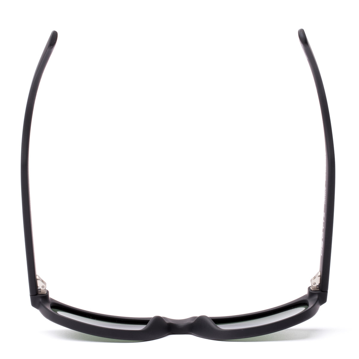 Otis High Tide Sunglasses in Matte Black / Grey Polar, detail view