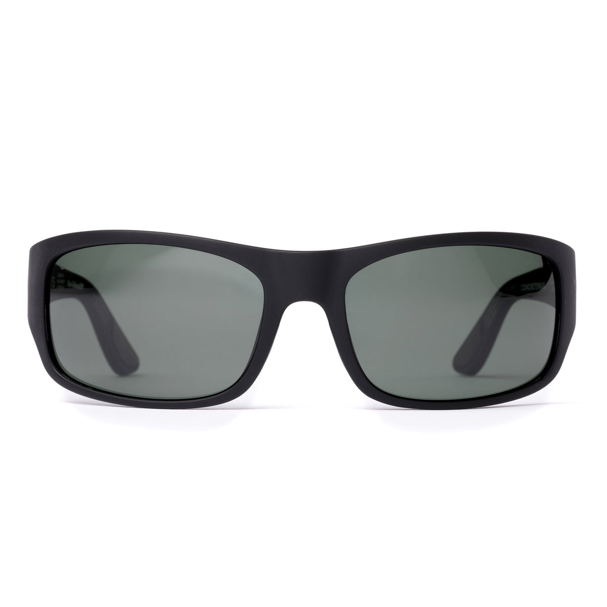 Otis Concrete Wave Sunglasses in Matte Black / Grey Polar, angled view