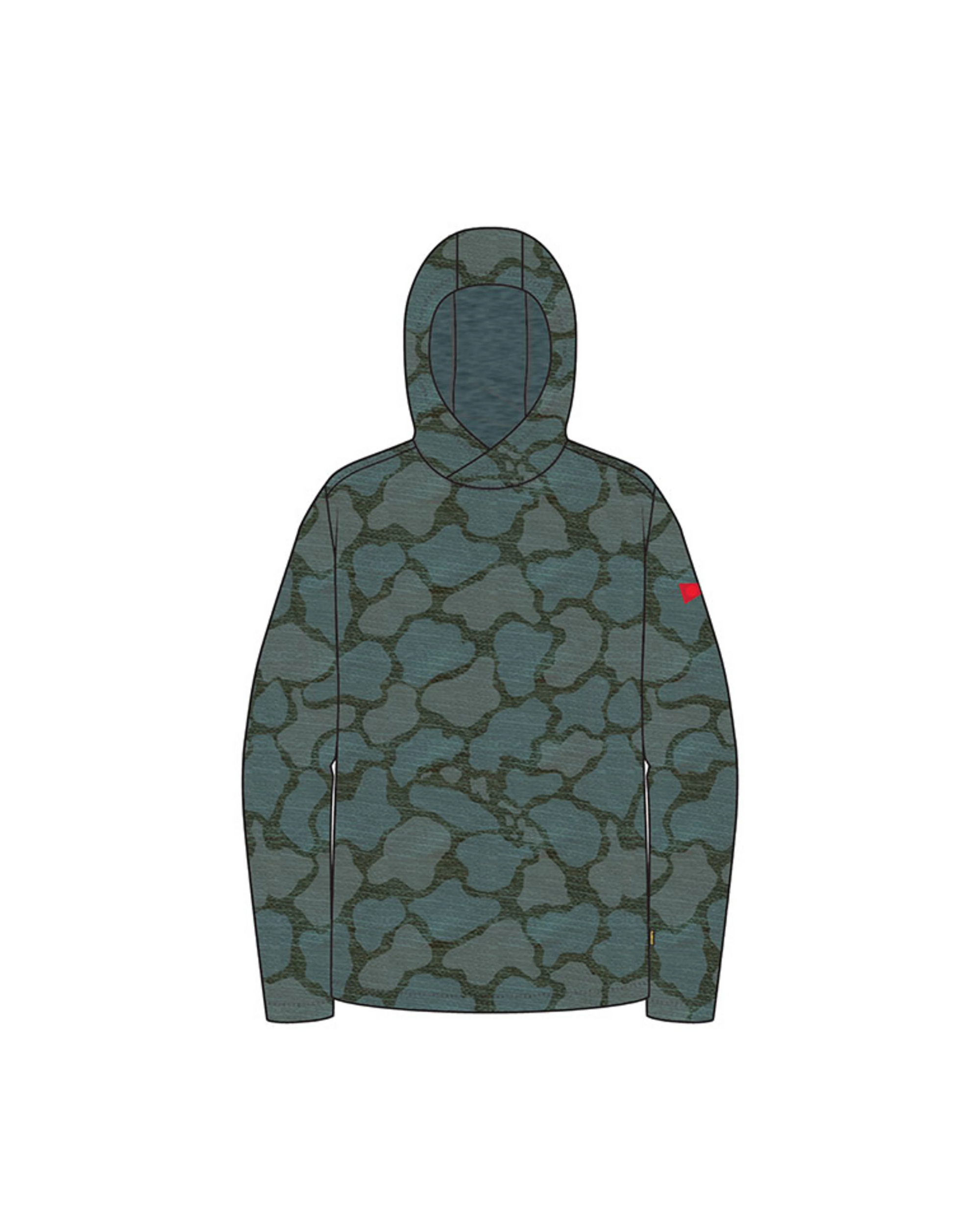 Florence - Airtex Long Sleeve Hooded Shirt - Board Store Florencesun protection  