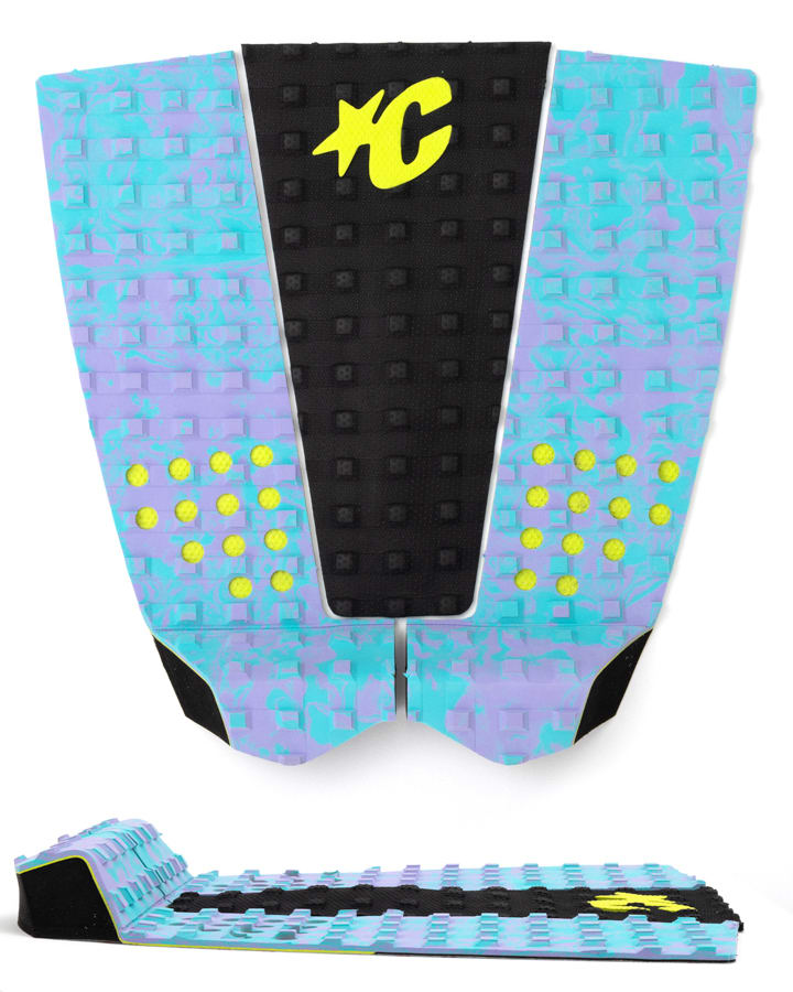 Creatures ITALO FERREIRA LITE : FLURO BLUE LAVENDER SWIRL BLACK - Board Store CreaturesTraction  
