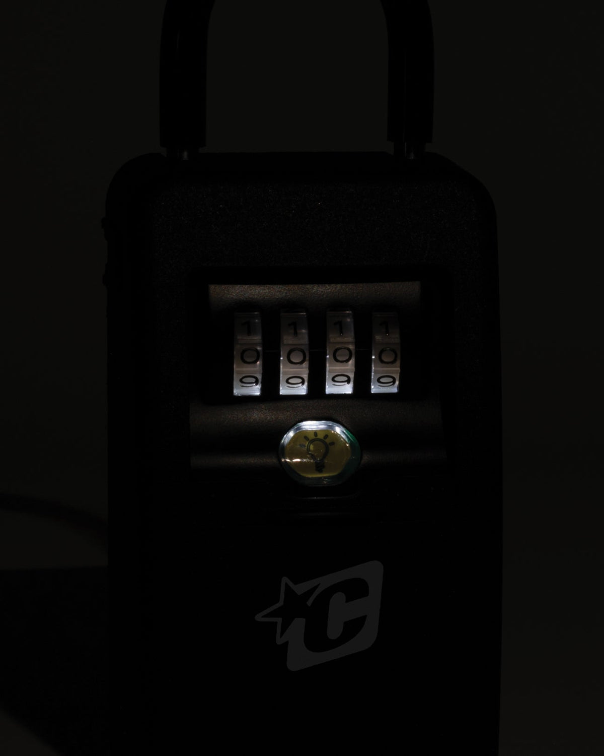 Creatures Illuminated Stash Lock Large Black, detail