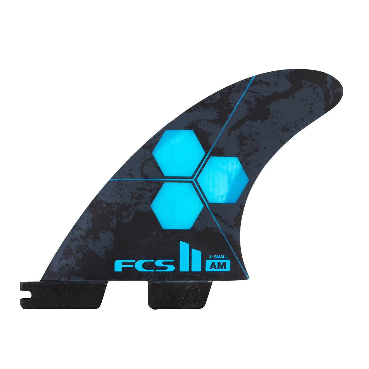 FCS II Al Merrick PC Tri Fins X Small Cyan