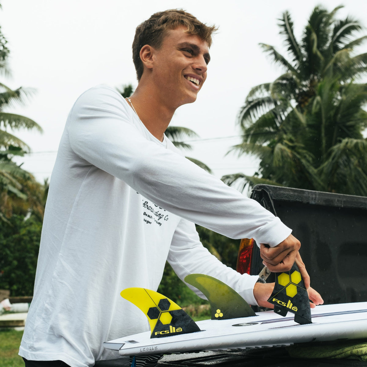 FCS II Al Merrick PC Tri Fins lifestyle