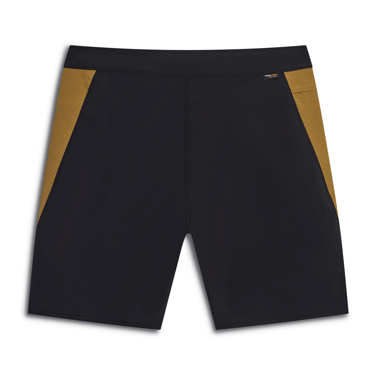 Florence Cordura Airtex Boardshort Black/Tan back