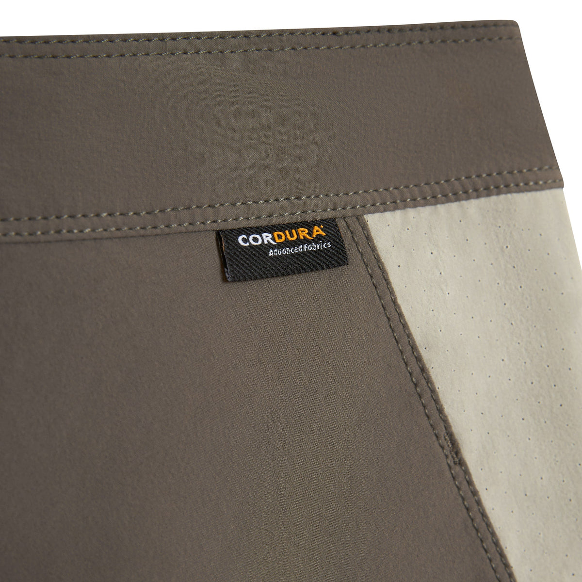 Florence Cordura Airtex Boardshort Pumice waistband detail