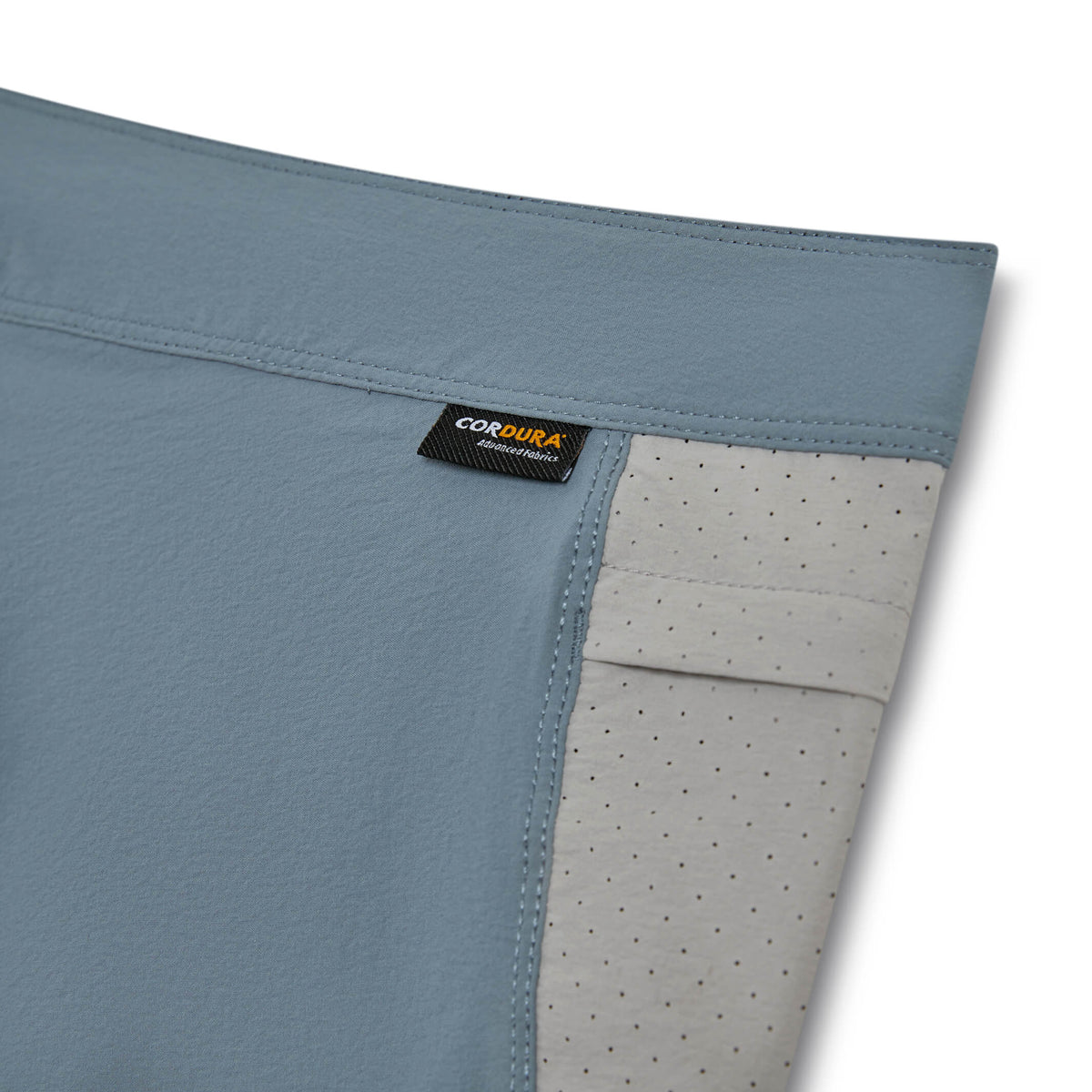 Florence Cordura Airtex Boardshort Sea Blue side panel detail