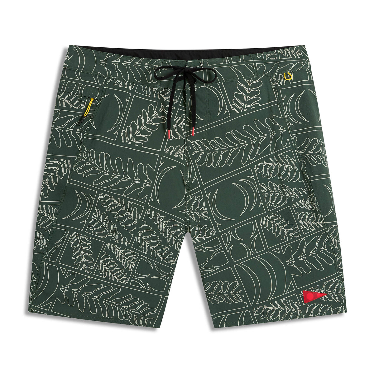 Florence Cordura Airtex Boardshort Sycamore Sig front