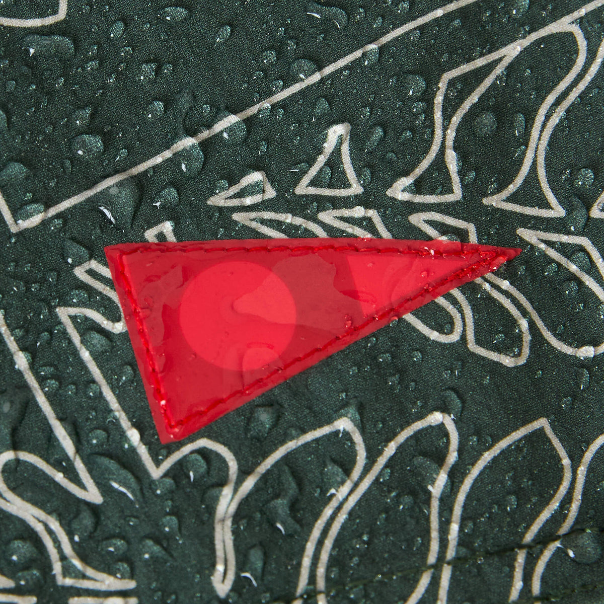 Florence Cordura Airtex Boardshort Sycamore Sig logo flag detail