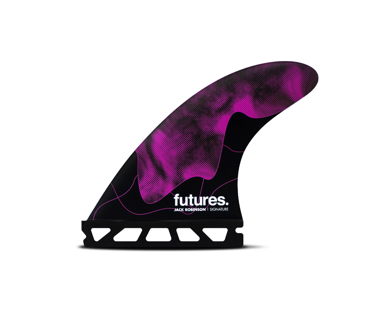Futures Jack Robinson Signature Honeycomb Thruster (S) in Violet, side fin