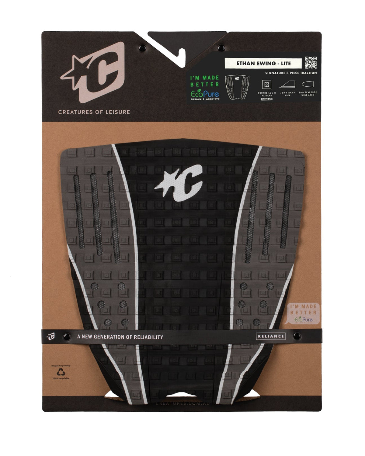 Creatures Ethan Ewing Lite Signature Traction Black Charcoal Panel