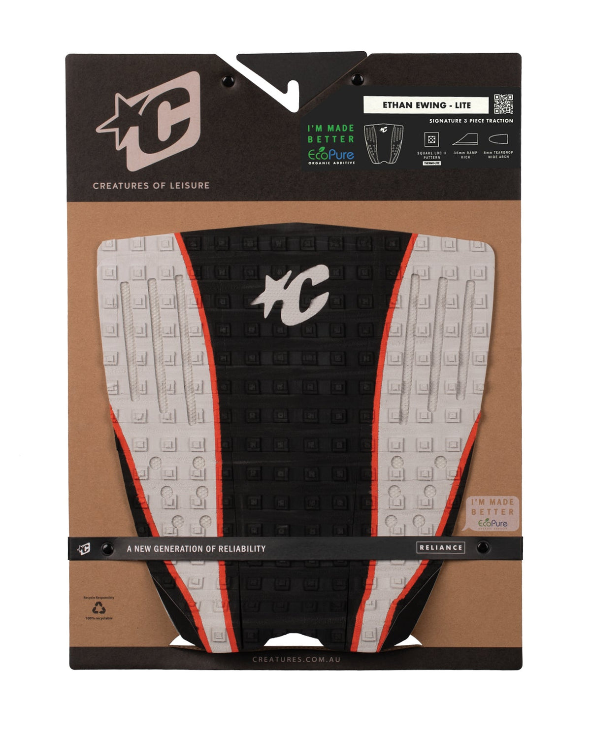 Creatures Ethan Ewing Lite Signature Traction Black Red Bone Panel