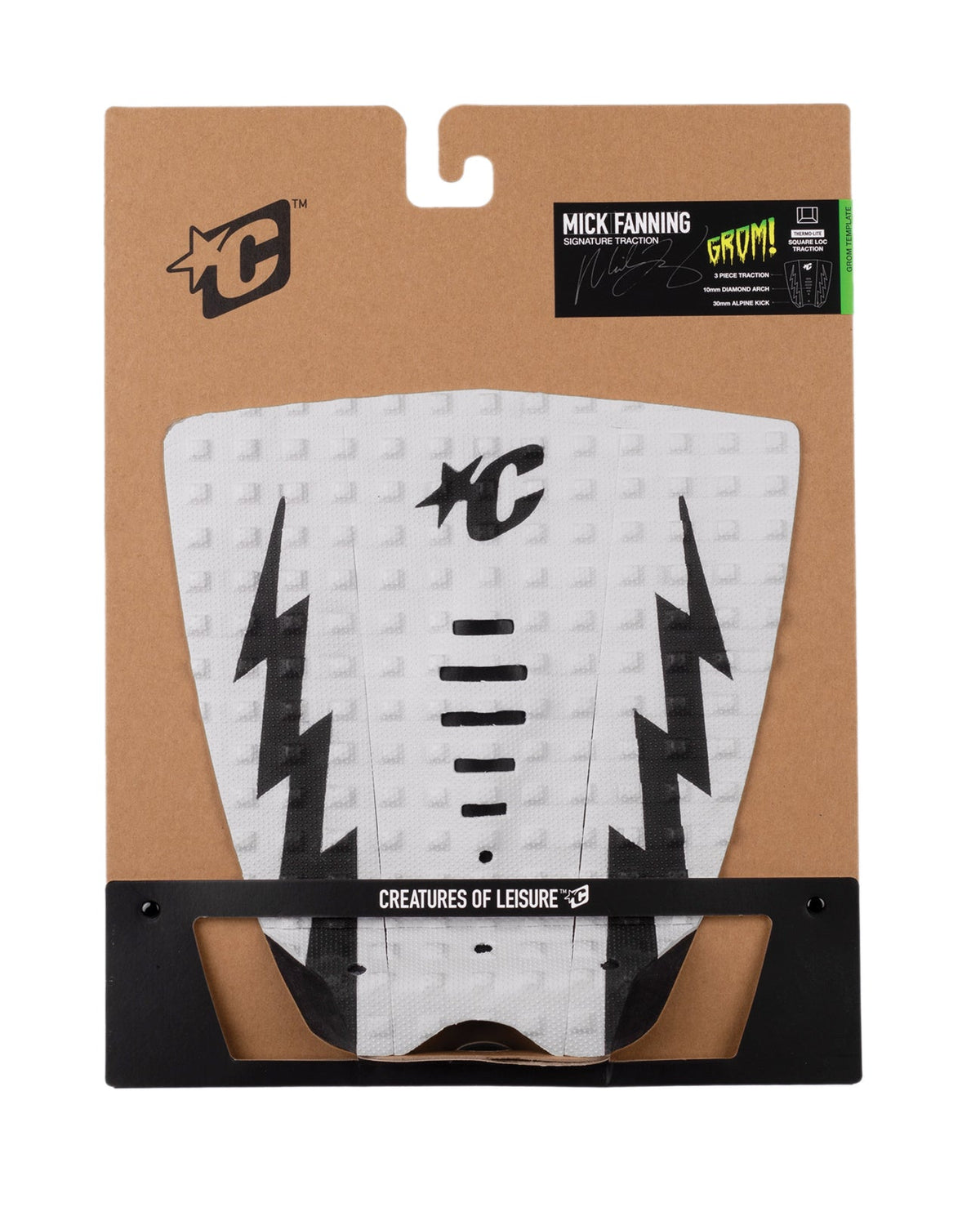 Creatures Grom Mick Eugene Fanning Lite Signature Traction White Black