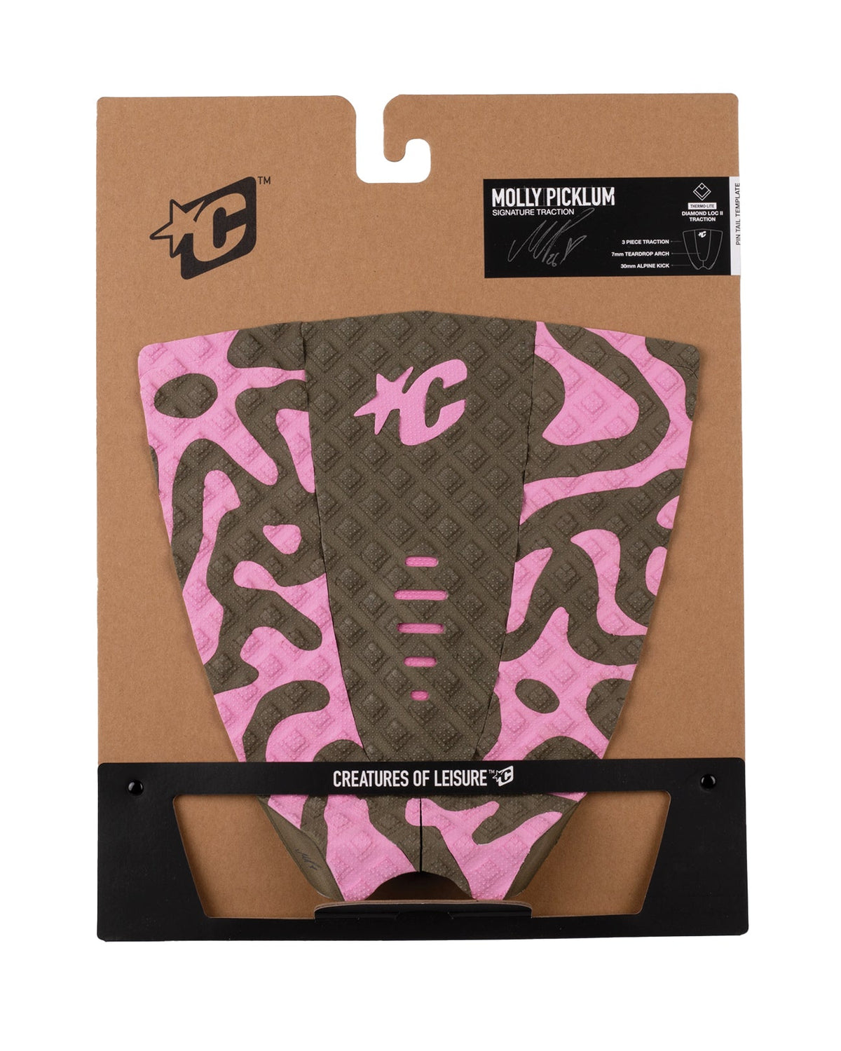 Creatures Molly Picklum Lite Slim Pin Tail Traction in Dark Army Guava, view 6