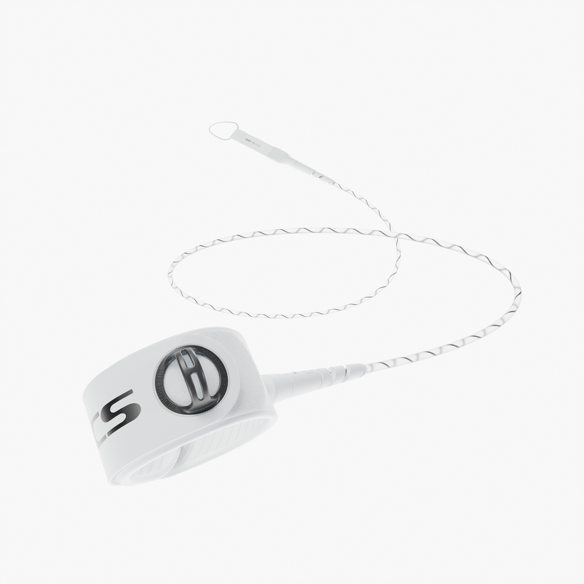 FCS Helix 2.0 All Round Leash White coiled