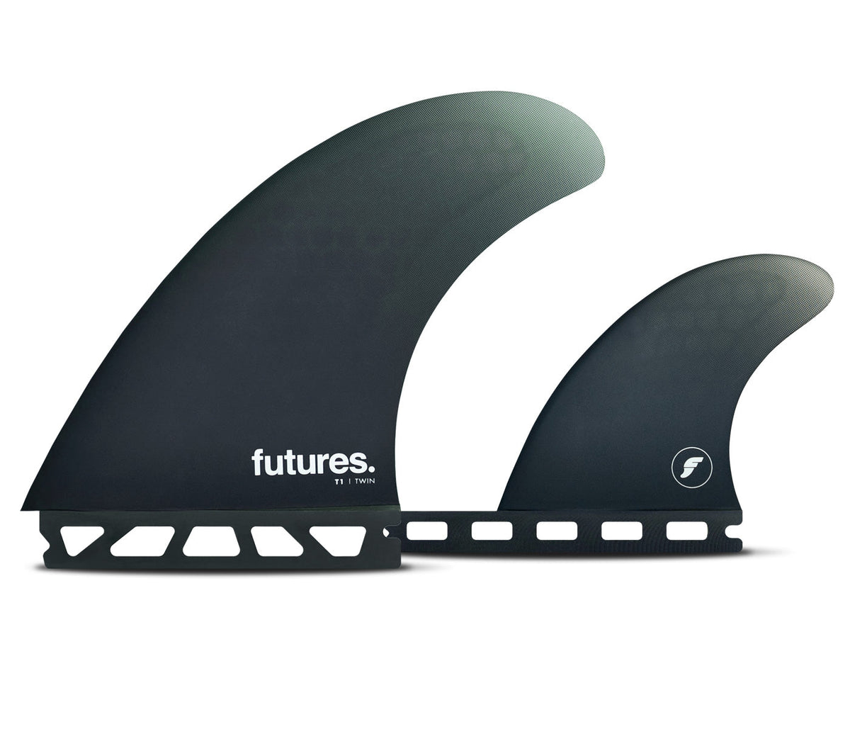 Futures T1 Honeycomb Twin+1 in Navy, side fin