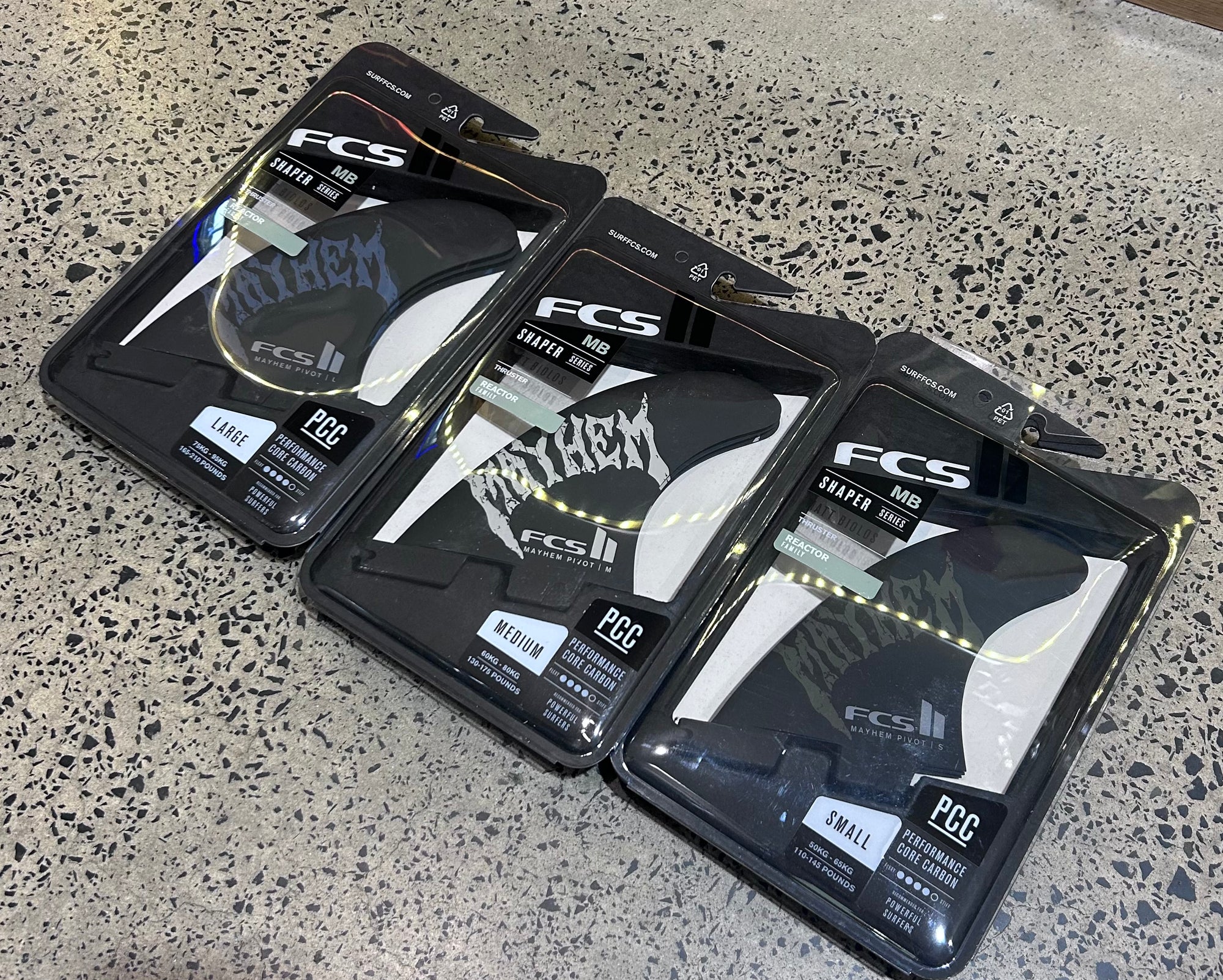 FCS II MATHEM PIVOT Tri Fins