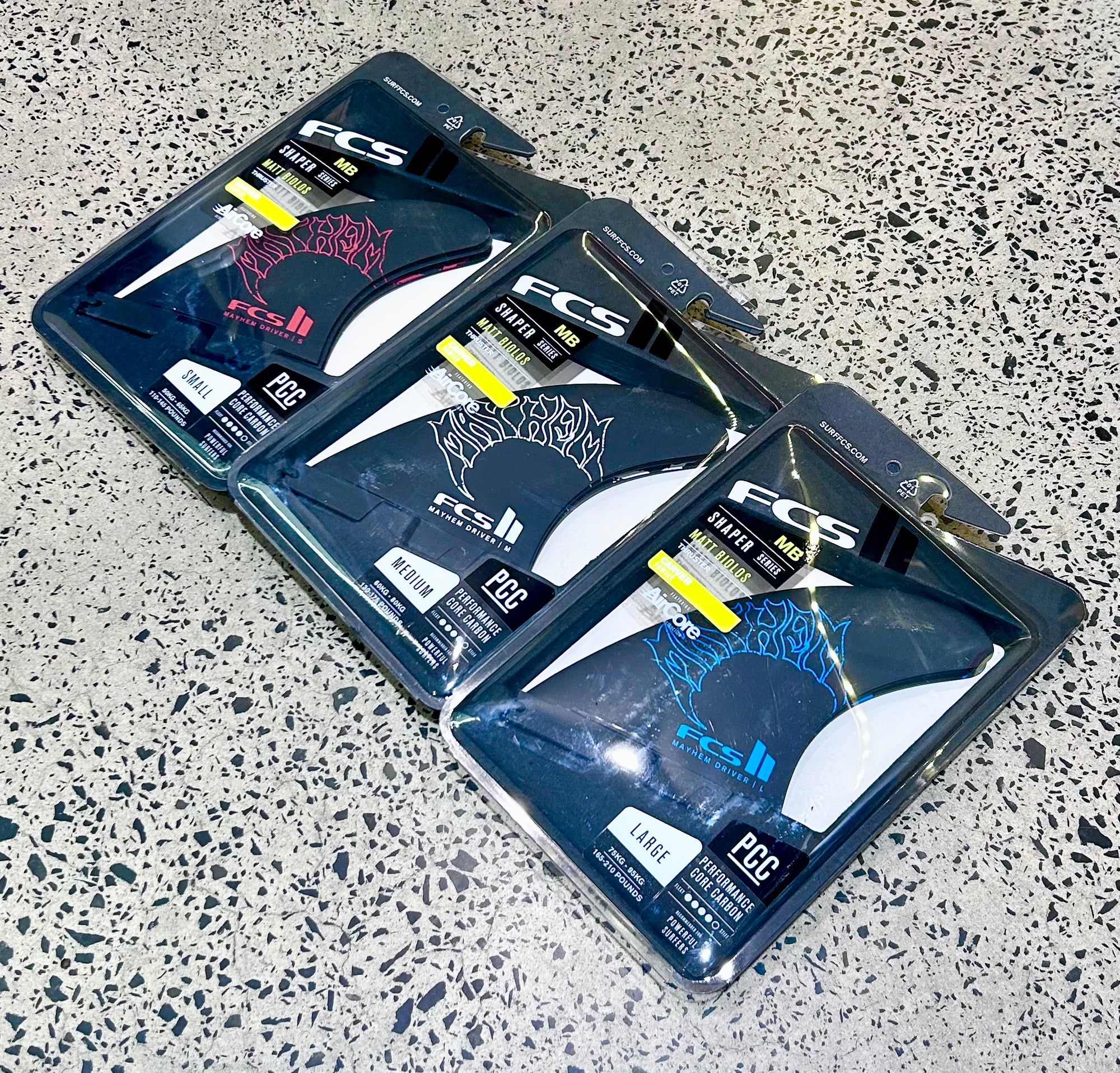 FCS II MATHEM DRIVER Tri Fins