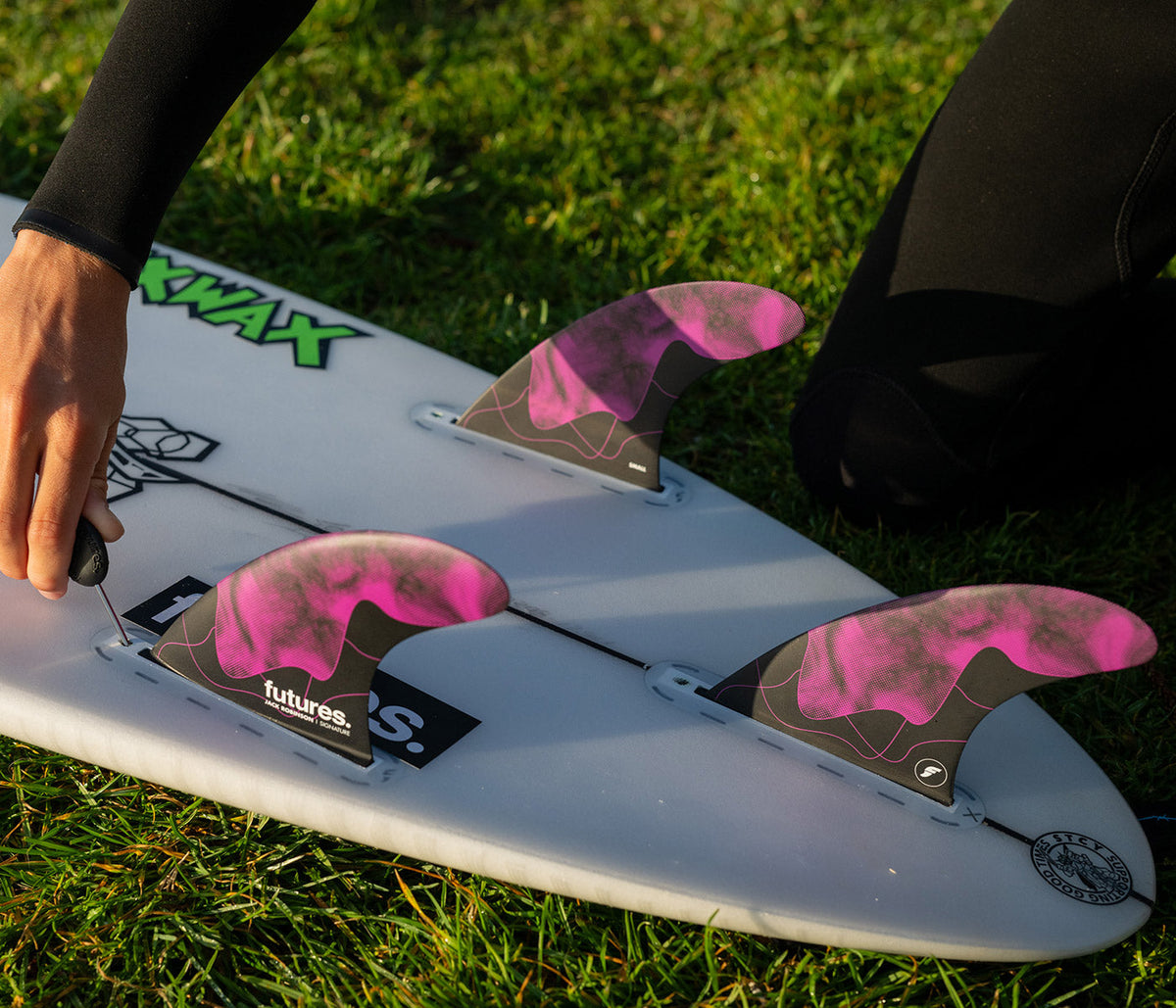 Futures Jack Robinson Signature Honeycomb Thruster (S) in Violet, detail