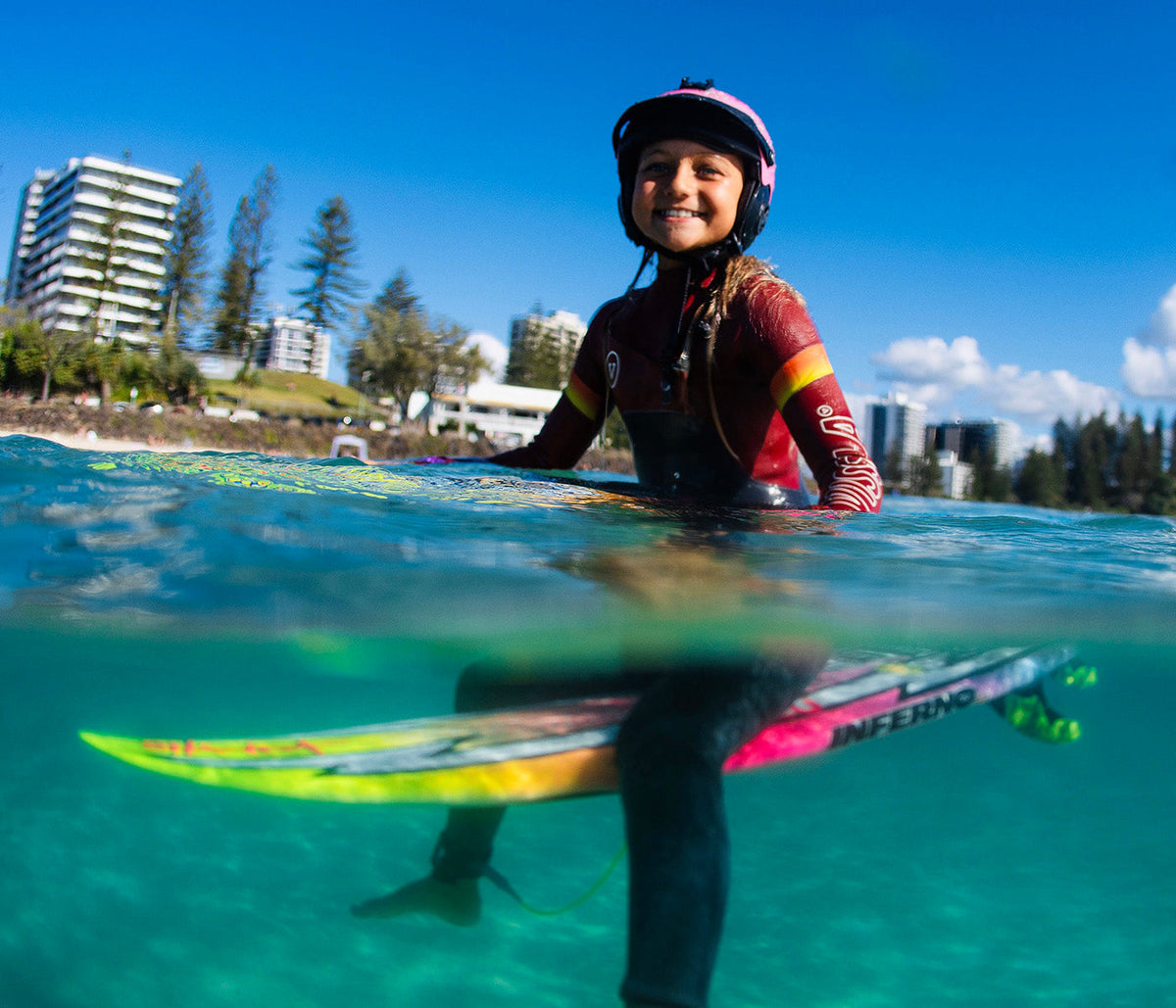 Futures Jack Robinson Signature Honeycomb Grom Thruster (XS) in Yellow, detail