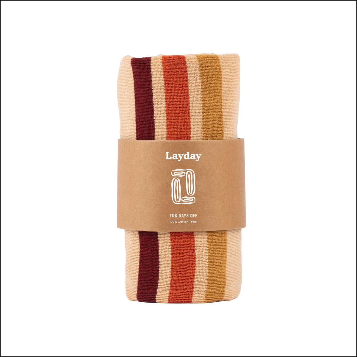 Layday Pontoon Cotton Towel Clay
