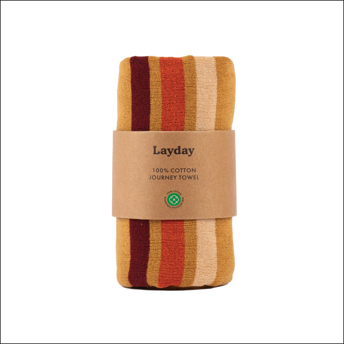 Layday Pontoon Cotton Towel Honey