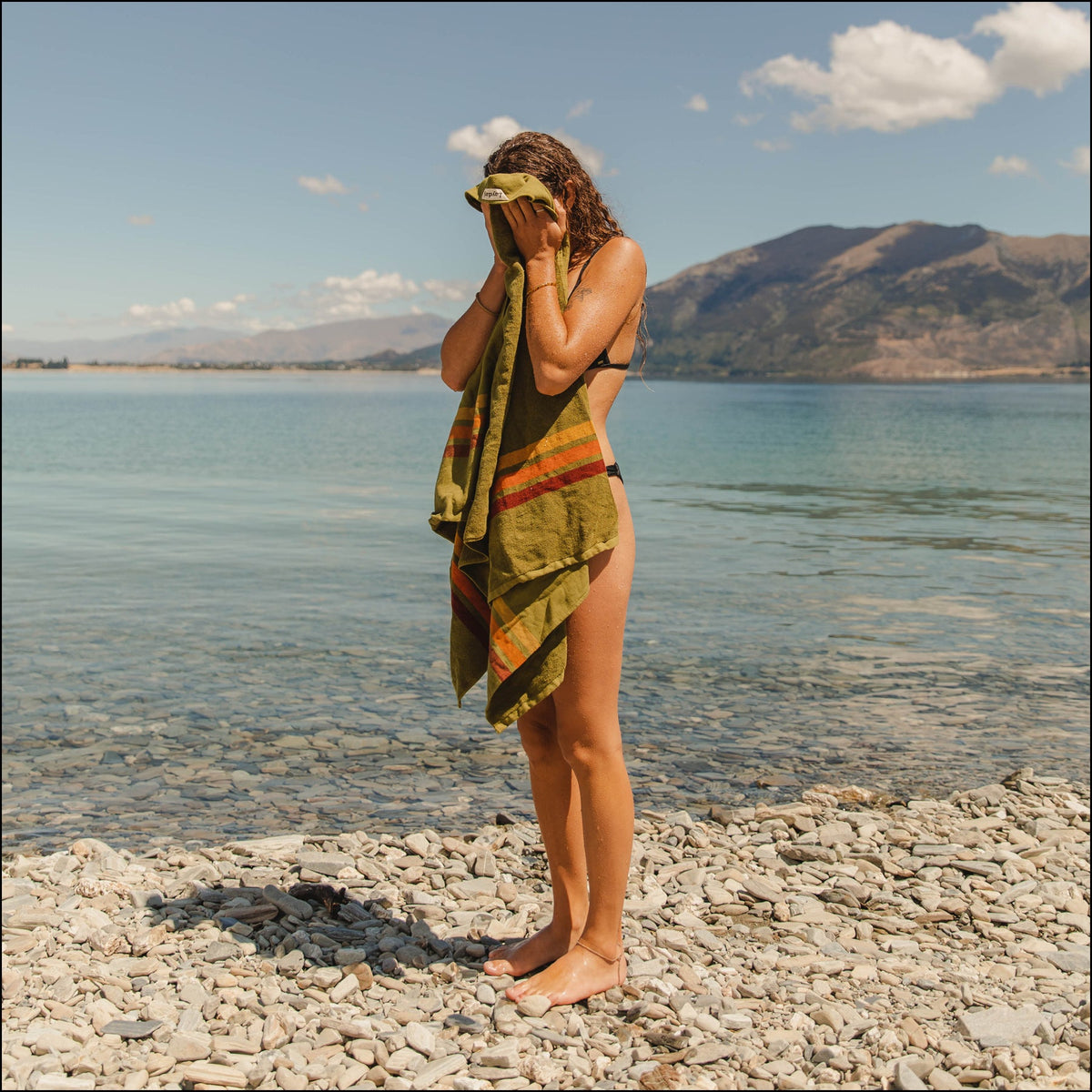 Layday Pontoon Cotton Towel Meadow