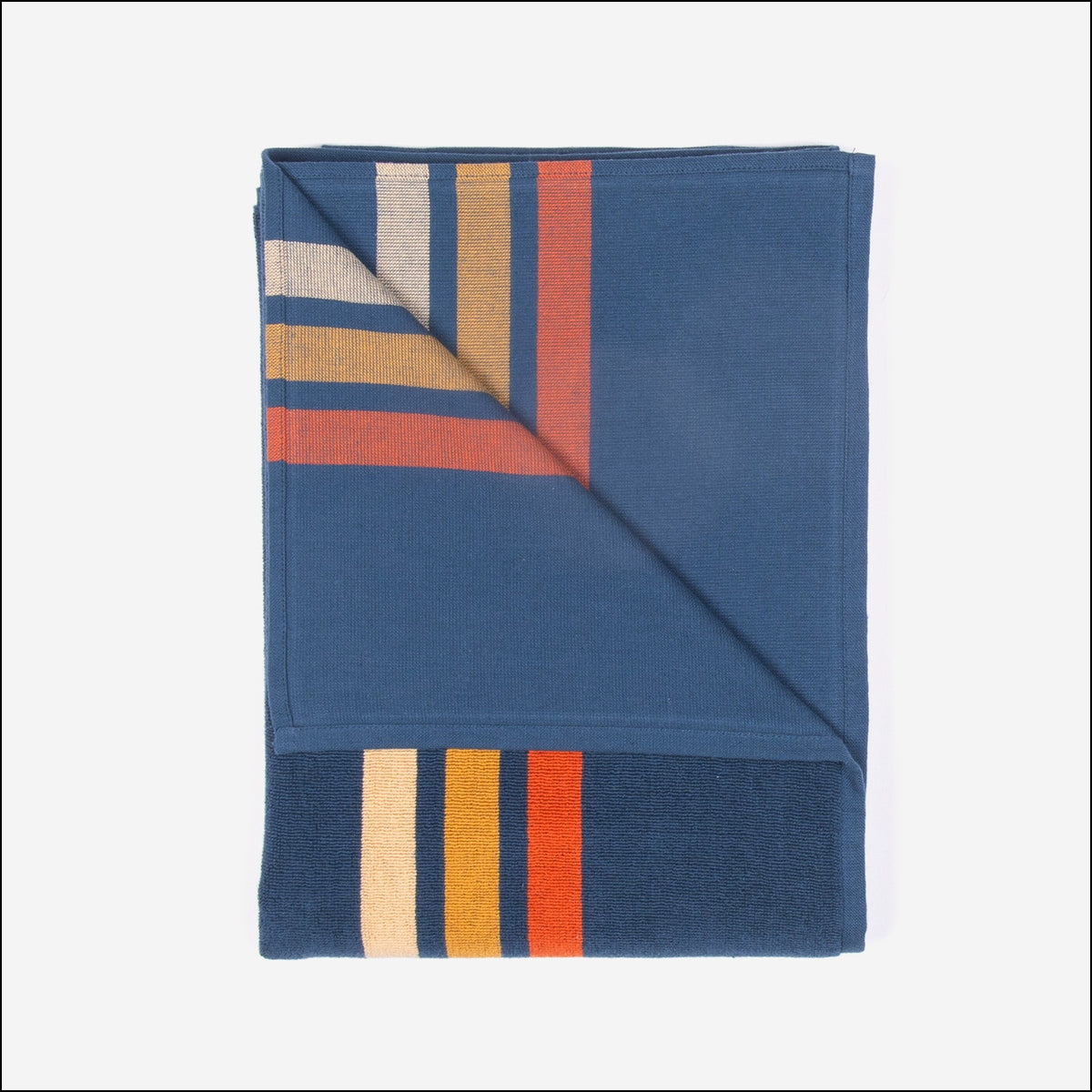 Layday Pontoon Cotton Towel Navy