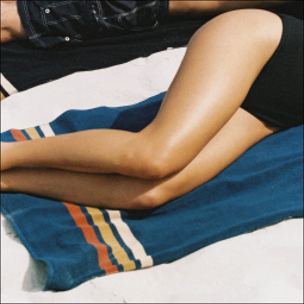 Layday Pontoon Cotton Towel Navy