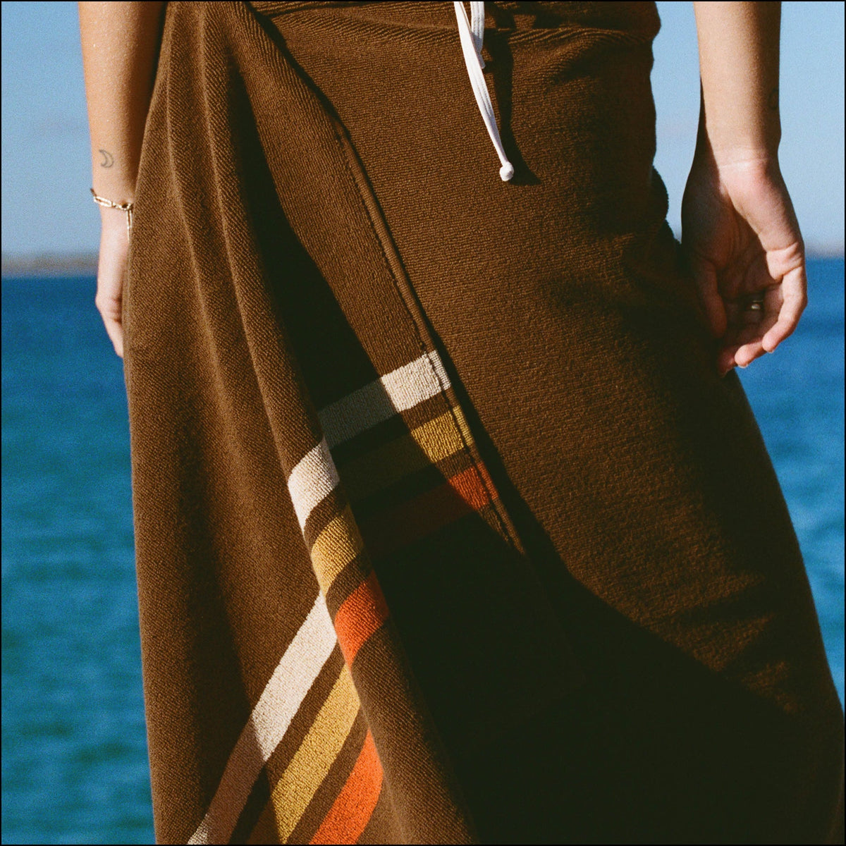 Layday Pontoon Cotton Towel Mocha