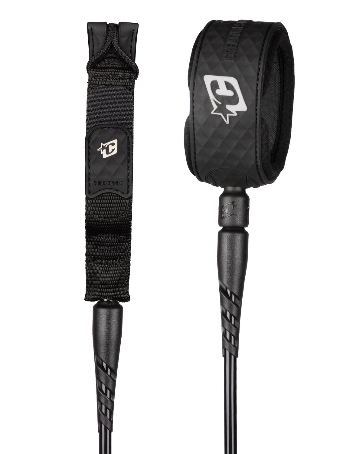 Creatures Reliance 2.0 Standard Duty Leash Black Silver